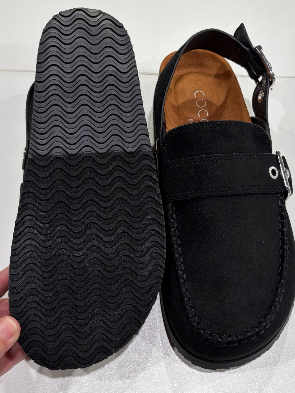 Coconuts by Matisse Women's 8M 8 Tyler Mule Shoes Black NWT Cushy Cork - Picture 5 of 10